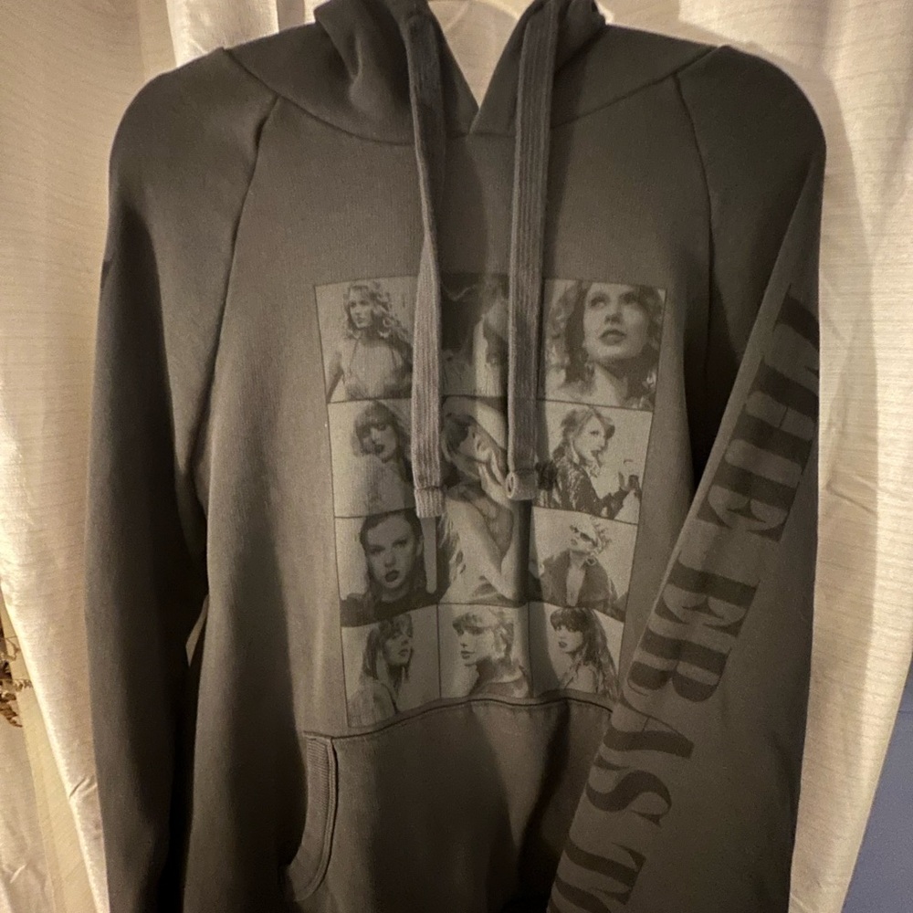 Gray Graphic Hoodie